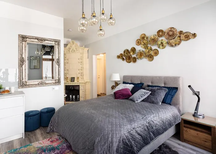 Art Design King Bed In Old Town Riga