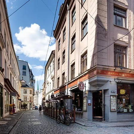 Lejlighed Art Design King Bed In Old Town Riga